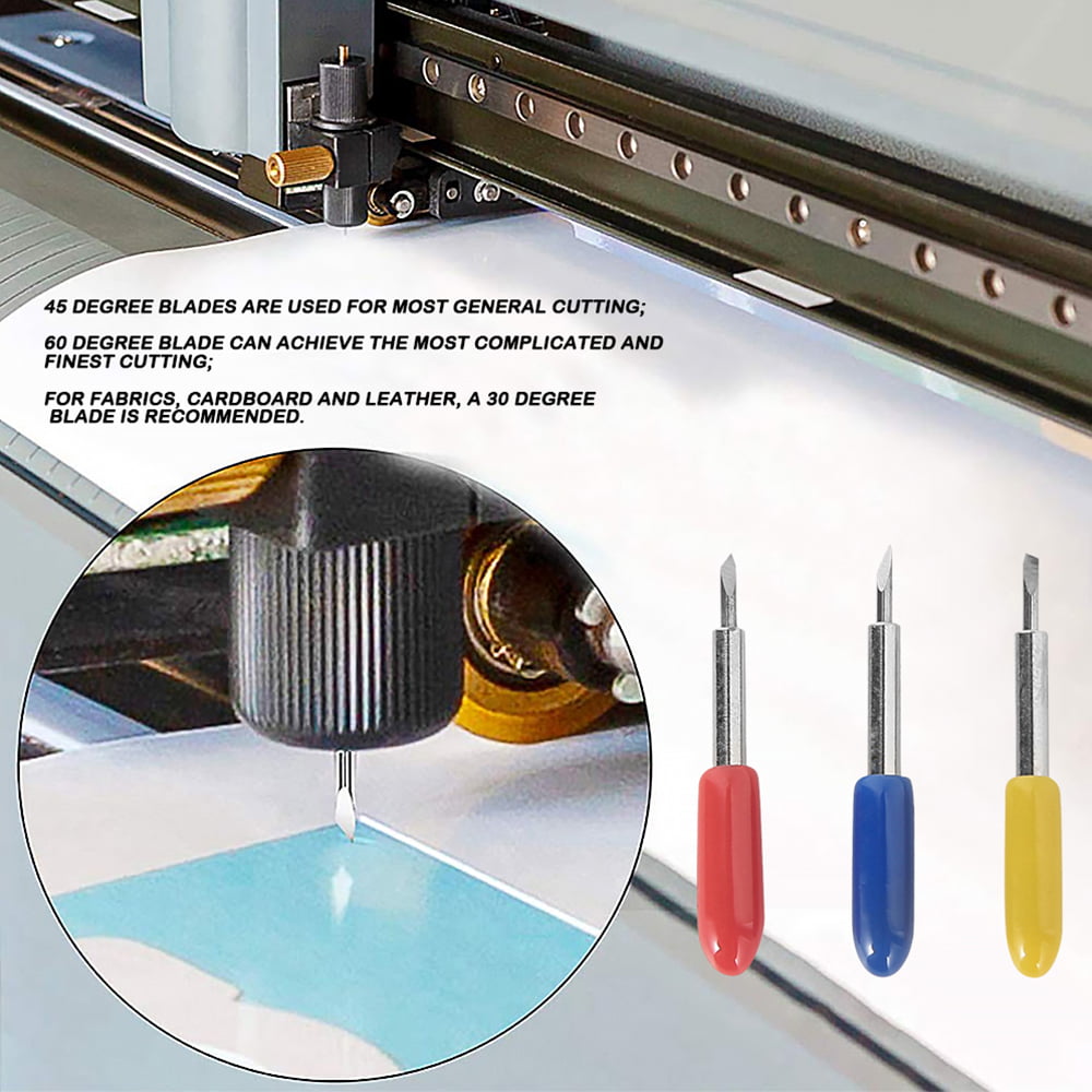 UK 60pc 30 45 60° Blades For Cricut Explore Air 2 Vinyl Cut Machines Cut Tools 