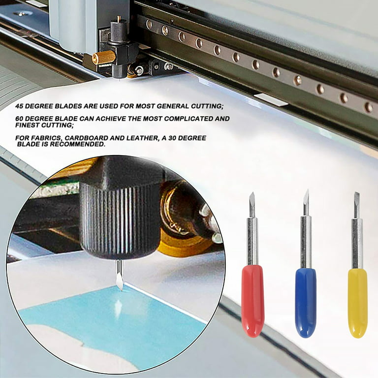 Carbide Blades for Cricut Explore Air 2 Vinyl Cutting Machines - Standard  Cut 45 Degree - 5 Pack - Premium German Carbide - by Miss Kate Cuttables 