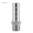 thumbnail image 1 of Cergrey Acier Inoxydable SS304 Tuyau de Filetage Mâle Raccord de Queue de Tuyau de Barbillon BSP 1/8 3/4, Adaptateur de Barbillon, Adaptateur de Tuyau, 1 of 3