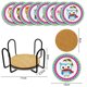 thumbnail image 4 of Posavasos Diamantes Bricolaje Con Estante Creative Chic Drink Cup Pad para El (BD208), 4 of 9