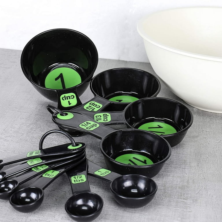 Pampered Chef EASY-READ MEASURING Cups ~NEW~ SET of 4 - Includes MINI 1/4  CUP!