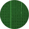 thumbnail image 1 of Ahgly Company Machine Washable Indoor Square Transitional Green Area Rugs, 3' Square, 1 of 7