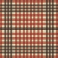 thumbnail image 1 of Ahgly Company Machine Washable Indoor Square Transitional Fire Brick Red Area Rugs, 8' Square, 1 of 7