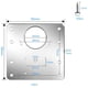 thumbnail image 2 of Kit de Placa de Reparación de Bisagra de Armario de 50 Piezas, Placa de Montaje de Bisagra de la Puerta del Armario de Cocina con Agujeros, Soportes de Fijación Planos, 2 of 6