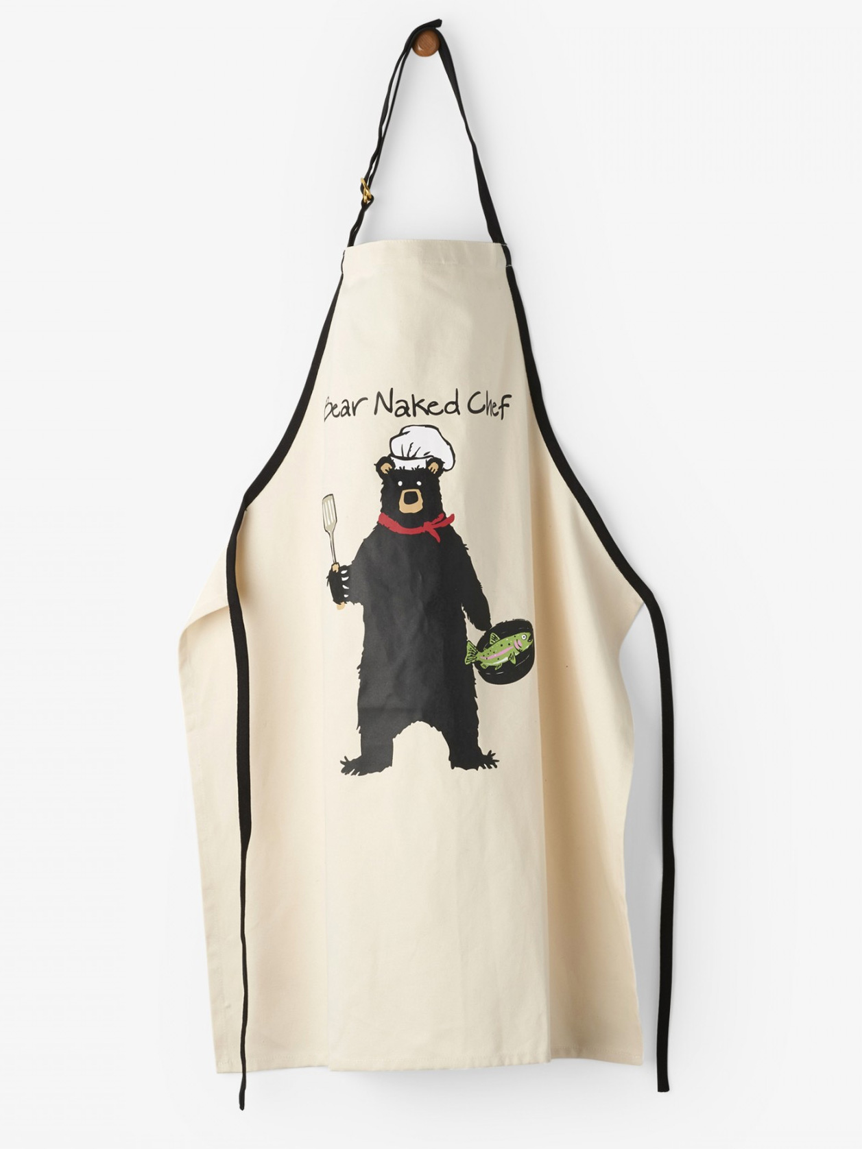 Hatley Little Blue House Bear Naked Chef Apron, Natural, One-Size ...