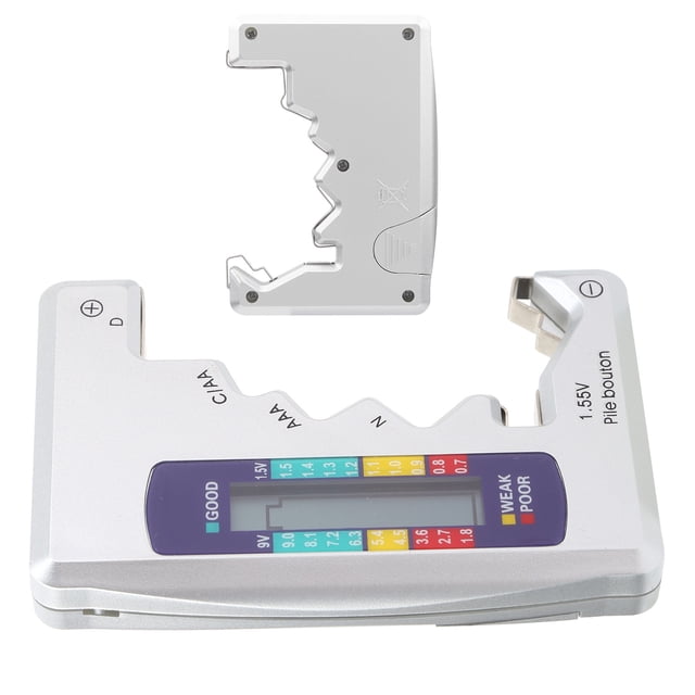 Universal Battery Capacity Multipurpose High Accuracy Digital Battery C/D/9V/AA/AAA/1.5V Lithium for All Battery