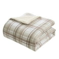 thumbnail image 4 of VCNY Home Plaid 3-Piece Taupe Plaid Comforter Set, King, Adult, Unisex, 4 of 5