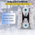 thumbnail image 4 of Air-Operated Double Diaphragm Pump Chemical Industrial 1 Inch Inlet And Outlet, 4 of 7
