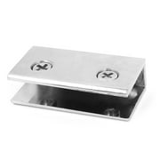 Rectangular 54x27mm Glass Shelf Clip Clamp Holder Support Bracket