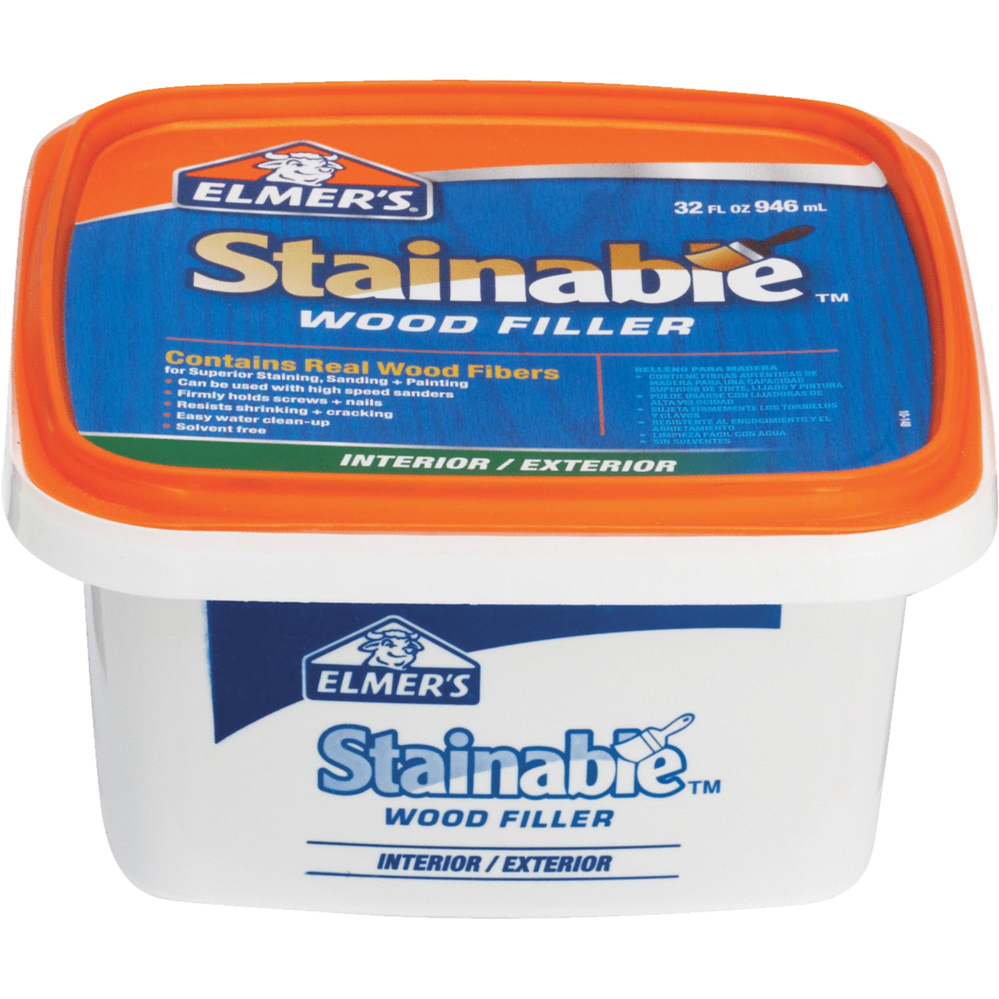 Elmer�s Stainable Interior/Exterior Wood Filler Walmart
