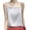 Silver Gray, variant on Summer Vest Sling Sleeveless Smooth Fabric Tank Tops Loose Fit Soft Elastic Satin Texture Bottom Vest