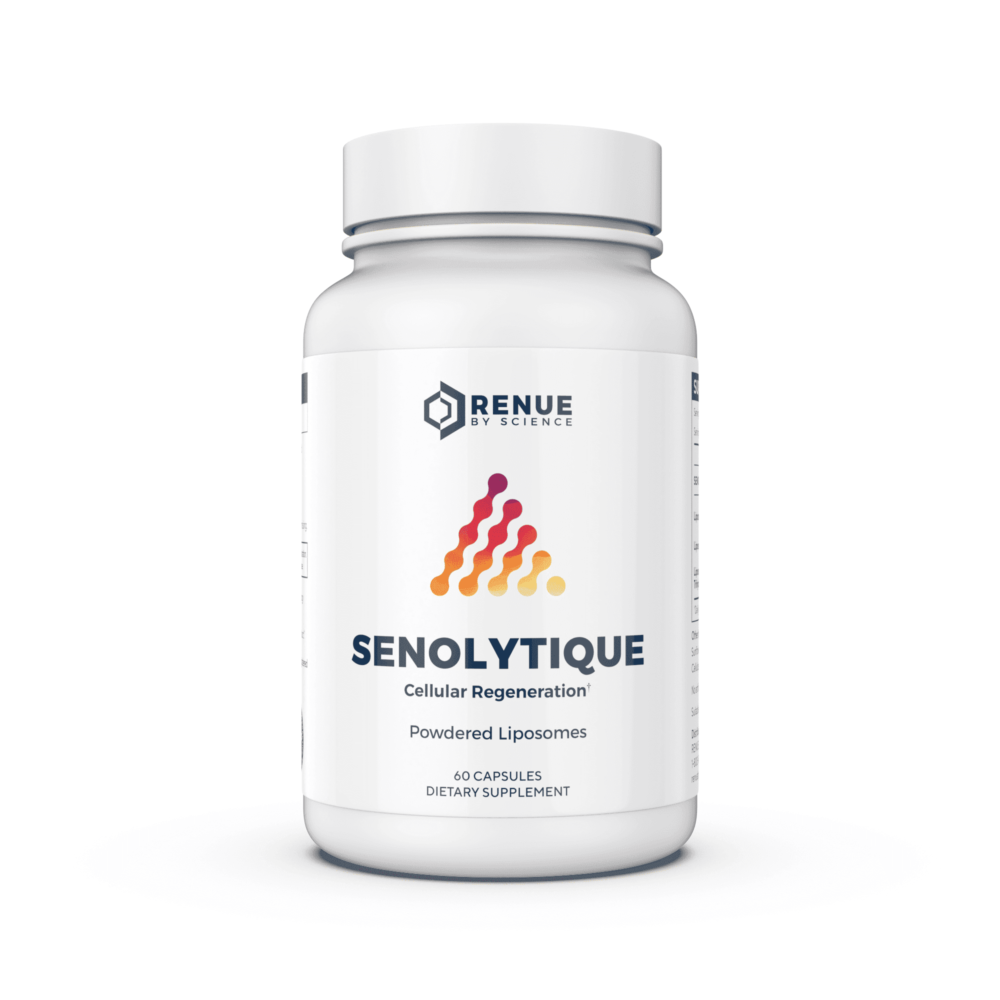 RENUE by SCIENCE Senolytique Senolytic Supplements | 60 Capsules with Fisetin (35mg) Quercetin (78mg) & Spermidine (3mg) per Serving | Liposomal Formula | Manufactured in the USA & Third-Party Tested