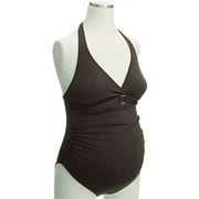 Maternity Halter One-Piece Swimsuit