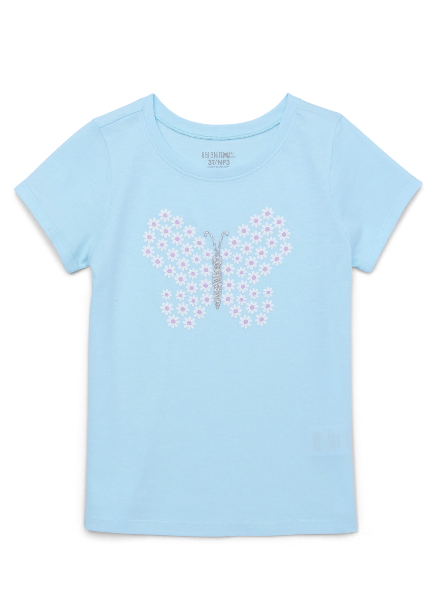 Garanimals Toddler Girl Fashion Tops Multipack, 4-Pack, Sizes 18M-5T