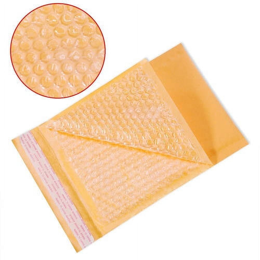 Self Sealing PREMIUM CUSHION KRAFT BUBBLE MAILER Case Bundle 100 Count (Multiple Sizes Available)