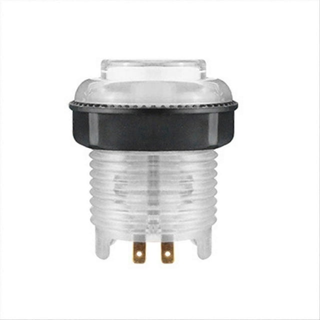 1PCS Illuminated Led Push Button 28mm Nut White