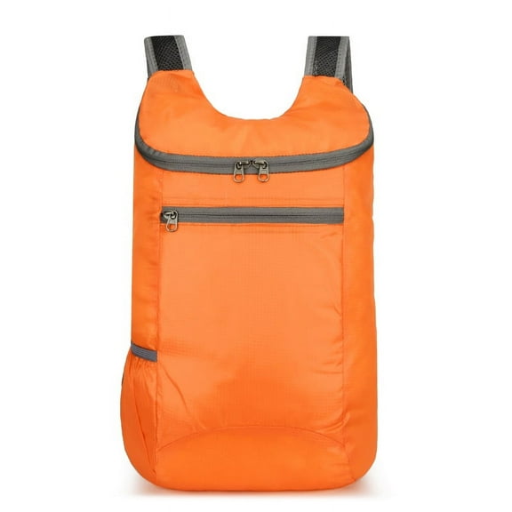 Camping Backpack Lightweight and Water-resistant Outdoor Backpack for Hiking and Travel Straps Large Capacity for Essentials for Cycling Running and Climbing（orange）