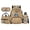 Capybara Math, variant on Yspwyqan Kids Backpack Set with Lunch Box and Pencil Case, Capybara Math 17 Inch 600D Polyester Bookbags for School Travel Hiking Daypack Ages 8-15