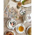 thumbnail image 4 of Easter Bunny Eggs Kitchen Dish Towels for Drying Dishes Set of 4, Spring Pink Flowers Country Cabin Beige Waffle Weave Microfiber Hand Tea Bathroom Towels Quick Dry & Absorbent Towel 15.7x23.6, 4 of 7
