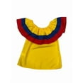 thumbnail image 6 of Colombian Traditional Tri-color Dress for Girls, 6 of 9