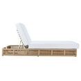 thumbnail image 6 of SAFAVIEH Gillian Outdoor Patio Sunlounger, Tan/White, 6 of 17