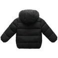 thumbnail image 3 of URMAGIC Toddler Little Boy Girl Winter Hooded Coat Lined Down Jacket for 2-6T Kids, 3 of 3