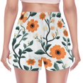 thumbnail image 3 of FORMRS Womens Swim Shorts Mesh Liner Quick Dry Casual Beach Board Bottom with Pockets, Sizes S-2XL, Flowers Pattern, 3 of 9