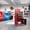 Red, variant on KVP 5 Drawer Tool Cart with Wheels & 1 Cabinet, Detachable Portable Top Box, Lockable Rolling Tool Chest Trolley Organizer Set, Multifunctional Tool Box w/Storage Lockers for Garage & Workshop（Black）