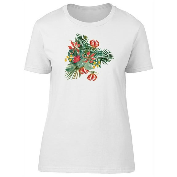 Beautiful Exotic Flowers Tee Women's -Image by Shutterstock