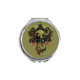 thumbnail image 1 of Miroir Compact à Motif Serpent Vert Animal Rond Portable de Poche en Verre, 1 of 3