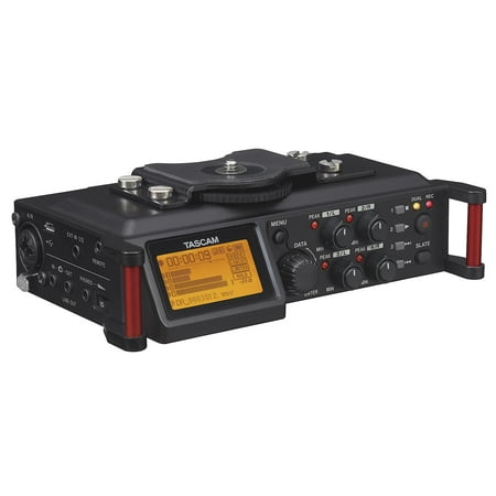 UPC: 0043774031139 | Tascam 4-Channel Linear PCM Audio Portable DSLR Film Recorder/Mixer | DR-70D