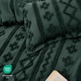 thumbnail image 4 of U by Bedsure Tufted Boho Comforter Set, 2 Pieces Farmhouse Shabby Chic Embroidery Bed Set, Soft Jacquard Comforter for All Seasons,Twin,Mallard Green, 4 of 6