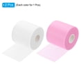 thumbnail image 3 of Uxcell 30 Yard PU Tennis Badminton Racket Grip Cushion Wrap Tape Backing Film, White/Pink 2 Pack, 3 of 6
