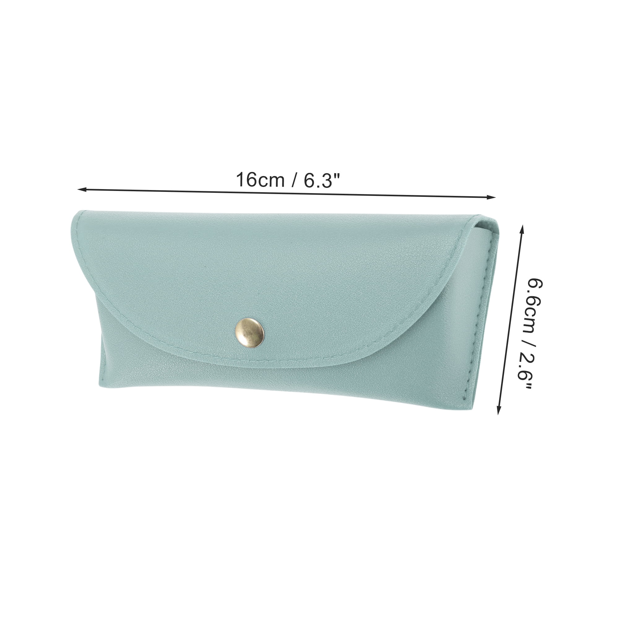 Unique Bargains Lightweight Eyeglass Cases for Daily Use 6.3"x2.6"x1.5" Light Blue
