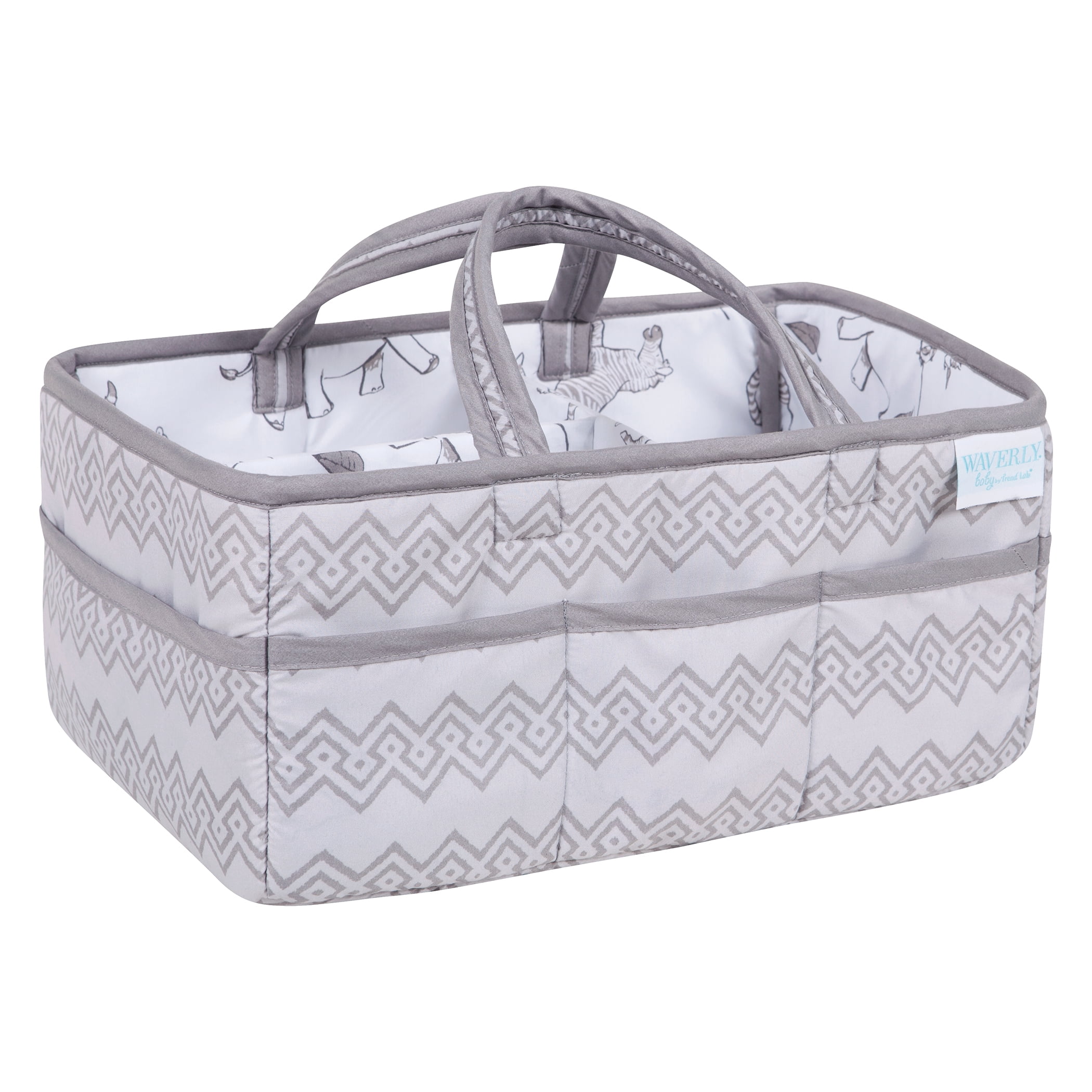 Munchkin Portable Diaper Caddy Organizer, Includes Wipeable 