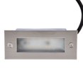 thumbnail image 2 of Luces LED rectangulares de acero inoxidable para escaleras, resistentes al agua, para uso en interiores y exteriores, 110-220 V, ideales para paisajismo y escaleras, 2 of 8