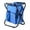 Blue, variant on Portable Folding Stool Backpack with Storage Pockets, Multifunctional Outdoor Fishing Chair Cooler Bag, Lightweight Metal Frame Camping Seat Tool Pack, Multi Pocket Foldable Backpack Stool