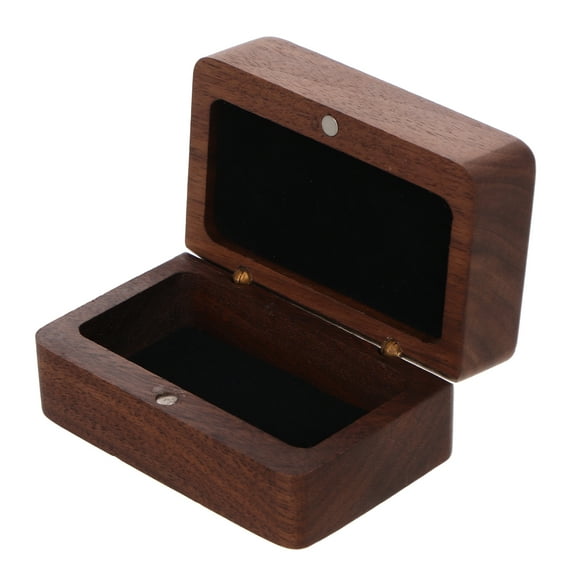 OFFIGAM Rustic Wooden Wedding Box for Men, and Stylish Storage Case for Engagement and Anniversary