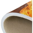 thumbnail image 7 of SKYSONIC 72x48in American Football Ball Area Rug, Fire and Water Floor Carpet for Indoor Living Dining Room and Bedroom Area, 7 of 7