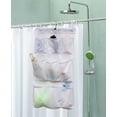 thumbnail image 4 of NOGIS 8 Pockets Mesh Shower Organizer Hanging Caddy with Rotating Hanger Quick Dry Bathroom Storage（1 Curtain Rings）, 4 of 7