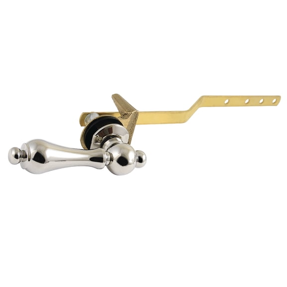 Kingston Brass KTAL36 Restoration Front Mount Toilet Tank Lever, Left/Right Installation in Polished Nickel
