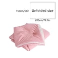 thumbnail image 3 of Cooling Summer Quilt for Single Bed, 150 x 200 cm, Reversible Multicolor Polyester Thin Lightweight Blanket for Hot Weather, Breathable and Machine Washable, 3 of 6