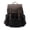 Black, variant on Full Grain Leather Backpack, Vintage Style Outdoor Hiking & Travel Rucksack, Large Capacity Casual Daypack with Adjustable Cotton Shoulder Straps