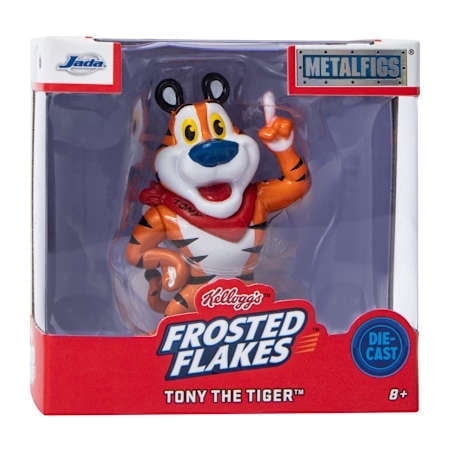 Jada Toys Kelloggs Frosted Flakes Tony the Tiger Metalfigs Diecast Collectible Figure, 2.5 in