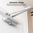 thumbnail image 4 of Automatic Door Closer, Hydraulic Auto Door Closer Adjustable Stable Quiet Strong Load Bearing  for Most Doors, 4 of 8