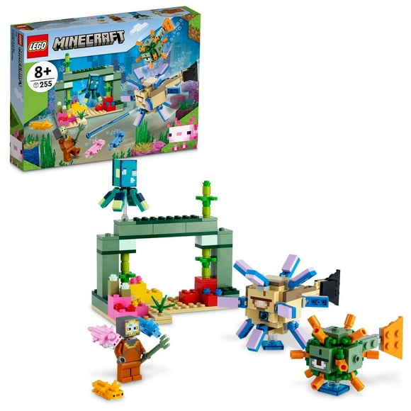 LEGO Minecraft The Guardian Battle 21180 Toy Building Kit (255 Pieces)