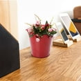 thumbnail image 5 of Hemobllo 2Pcs Premium Red Small Iron Buckets with Handle for Home Storage and Elegant Flower Display, 5 of 8