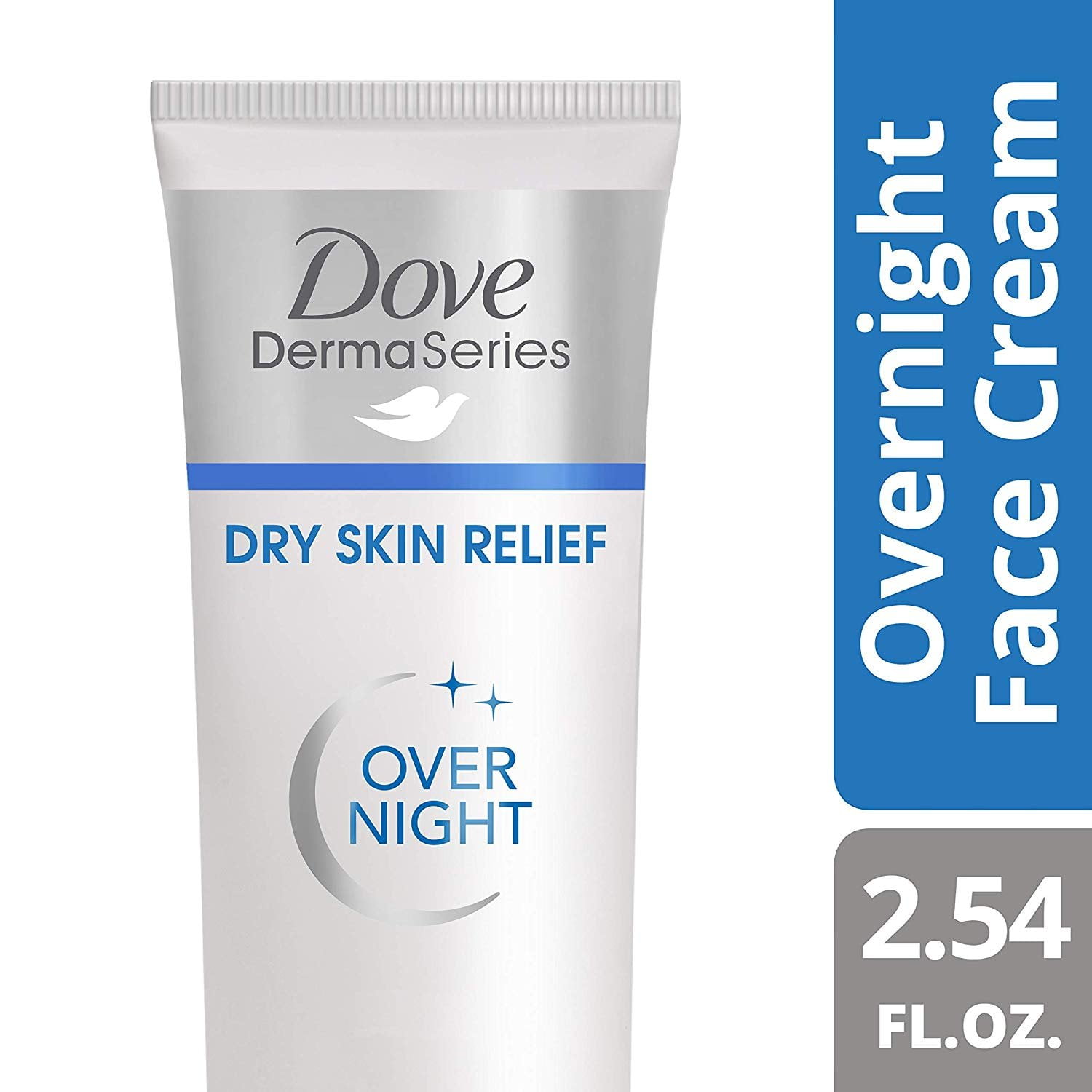 Dove Dermaseries Face Dry Skin Relief For Dry Dehydrated Skin Fragrance Free Overnight Face 4596