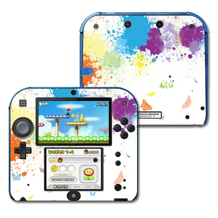 Skin Decal Wrap for Nintendo 2DS sticker Splash Of (Nintendo 2ds Best Price Uk)