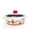 Retro 2.5 Qt, variant on METALAC Enamel Stock Pot Blackberry Deep Enamel Cooking Pot Enameled Pot with Lid (5.6-qt. (5.3 L))